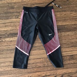 Pink striped workout pant